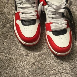 Off-White Cream and White Sneakers